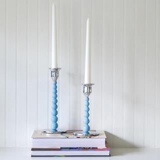String of Pearls Medium Candlestick, Set of 2