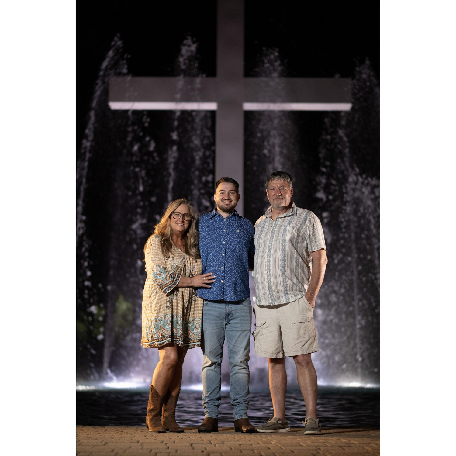 Conner with his amazing parents right after our engagement their smiles say it all. The love, support, and excitement in this photo will forever be part of the beginning of our forever.