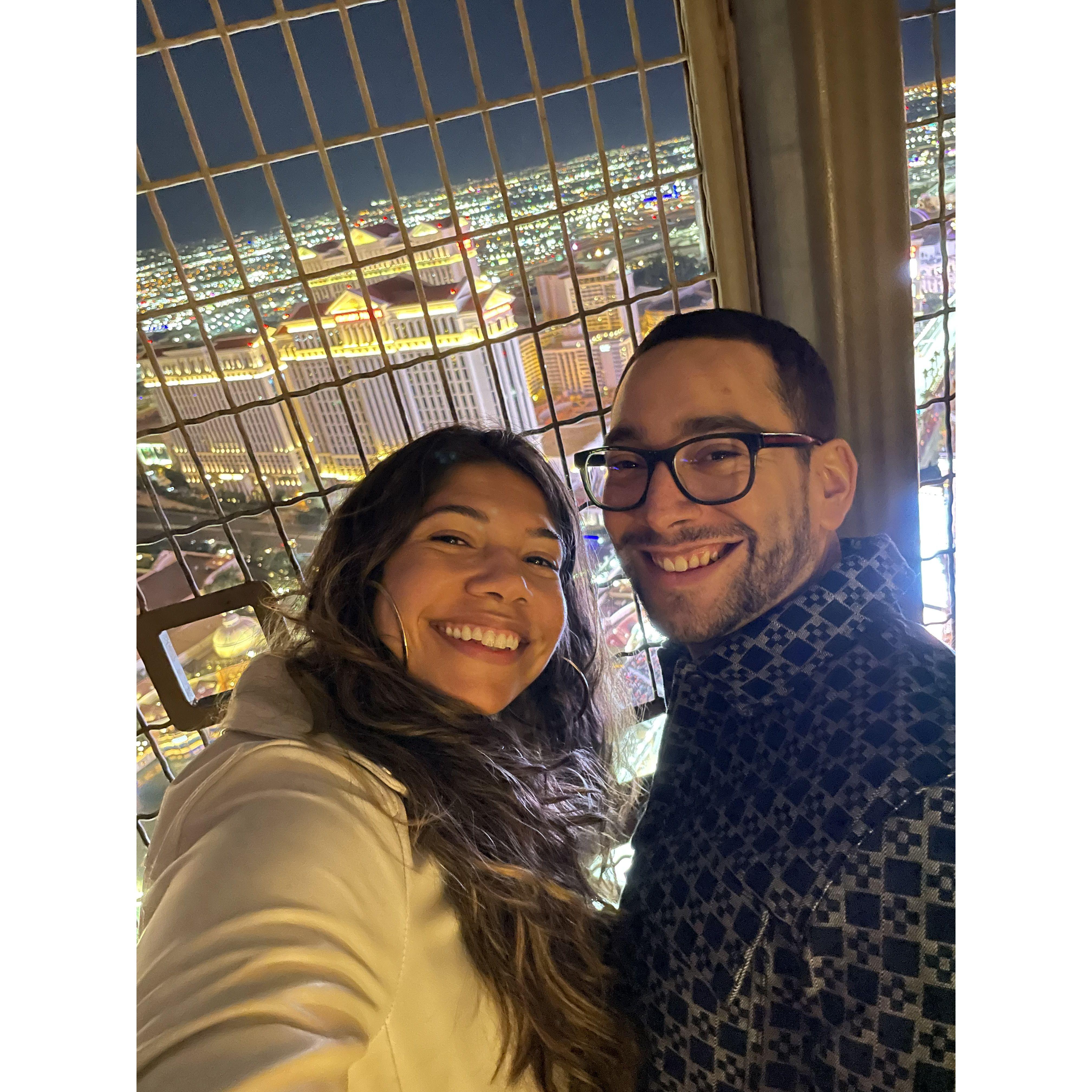 Las Vegas F1 Gran Prix from the Eiffel Tower?