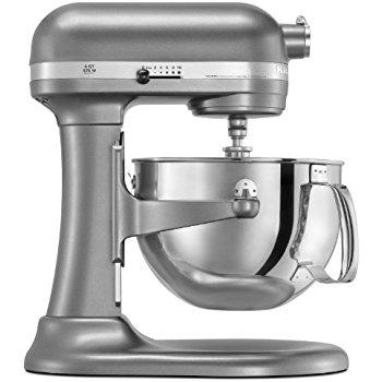 KitchenAid KP26M1XNP 6 Qt. Professional 600 Series Bowl-Lift Stand Mixer - Nickel Pearl