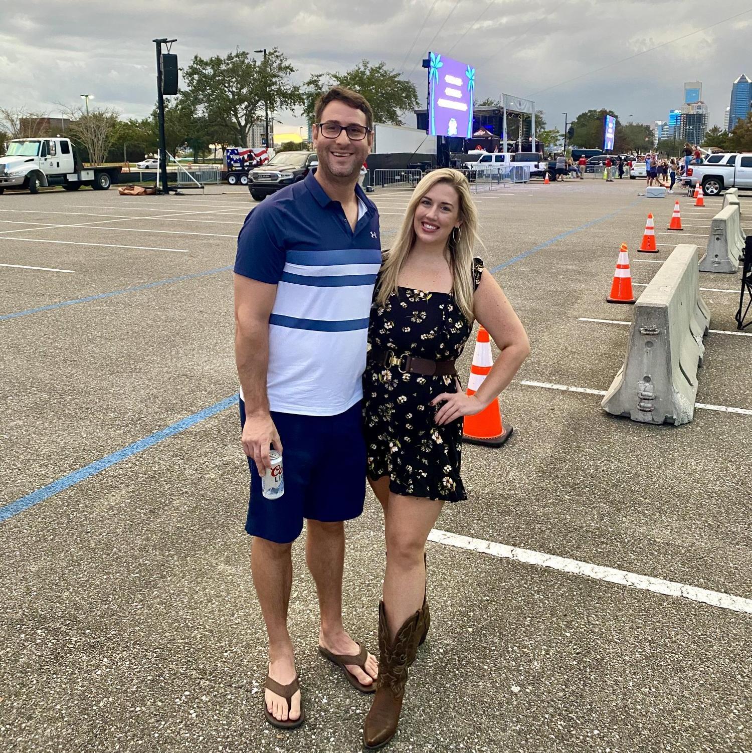 Our first of many concerts together! Jon Pardi in Jacksonville 2020