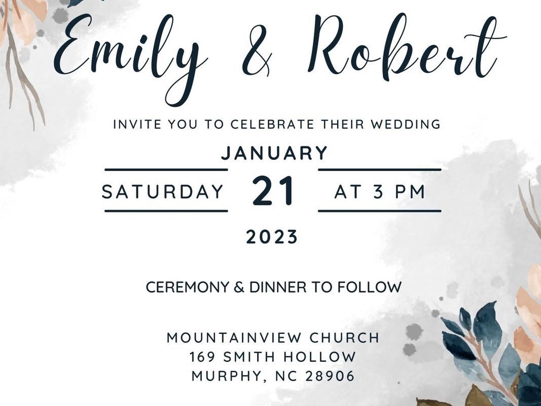 Emily Oakley and Robert Burroughs's Wedding Website