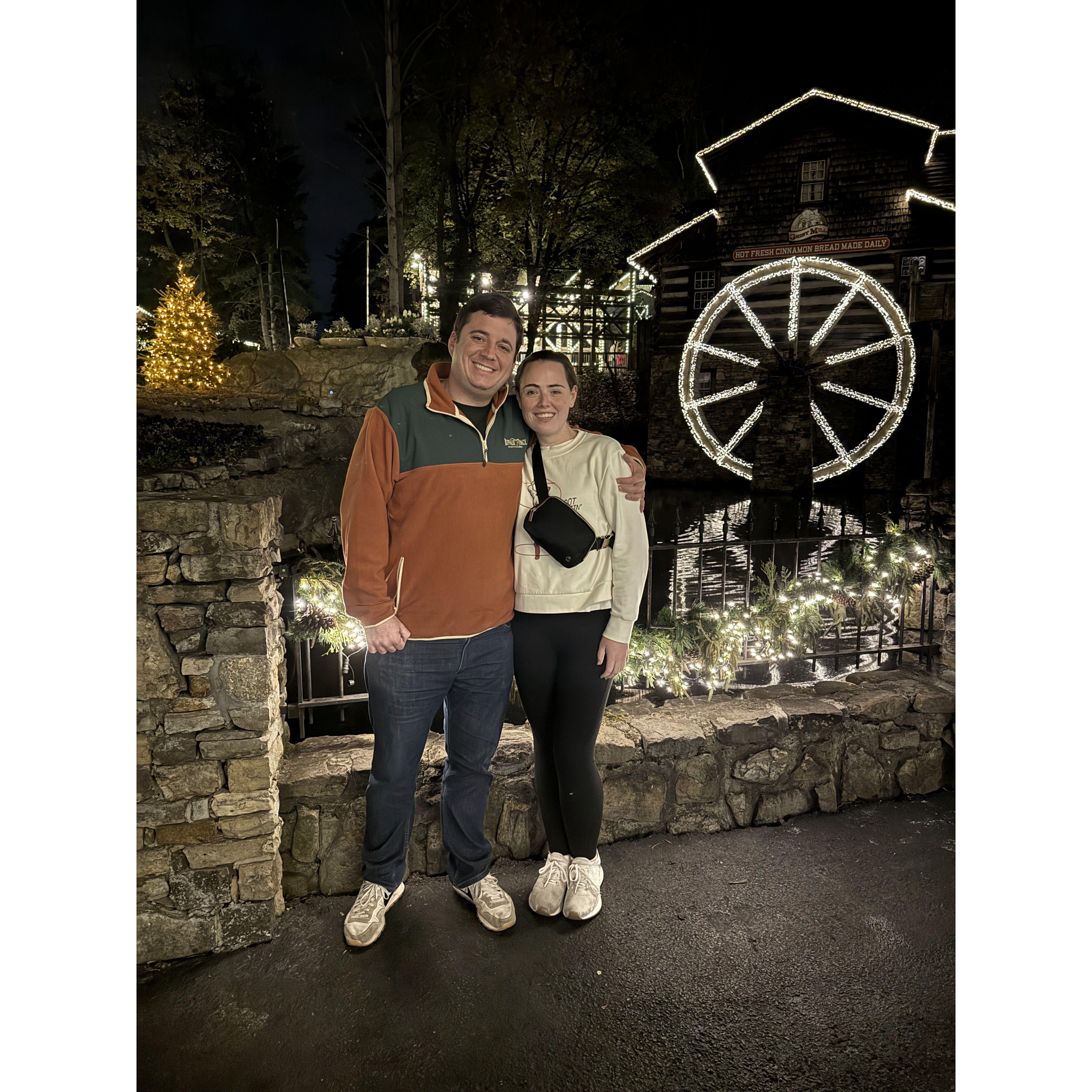 At Jeremy's happy place, Dollywood.