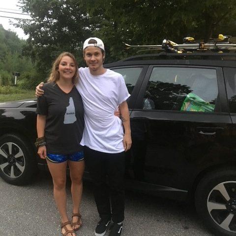 The day we left to move across the country!