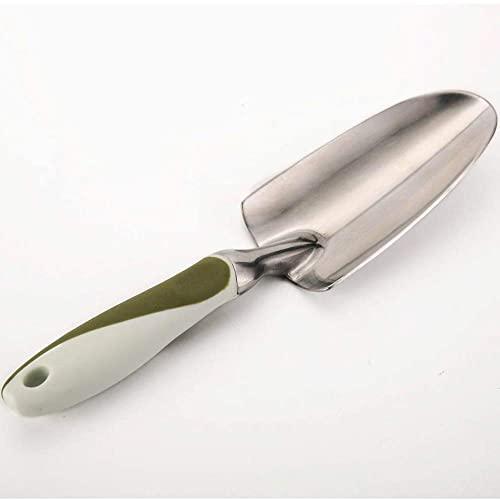 Bend-Proof Garden Hand Small Trowel 11.8" L x 3" W Aluminum Rust Resistant Lightweight Ergonomic Soft TPR & PP Handle Garden Gift Little Shovel for Planting, Transplanting, Weeding, Digging #2043