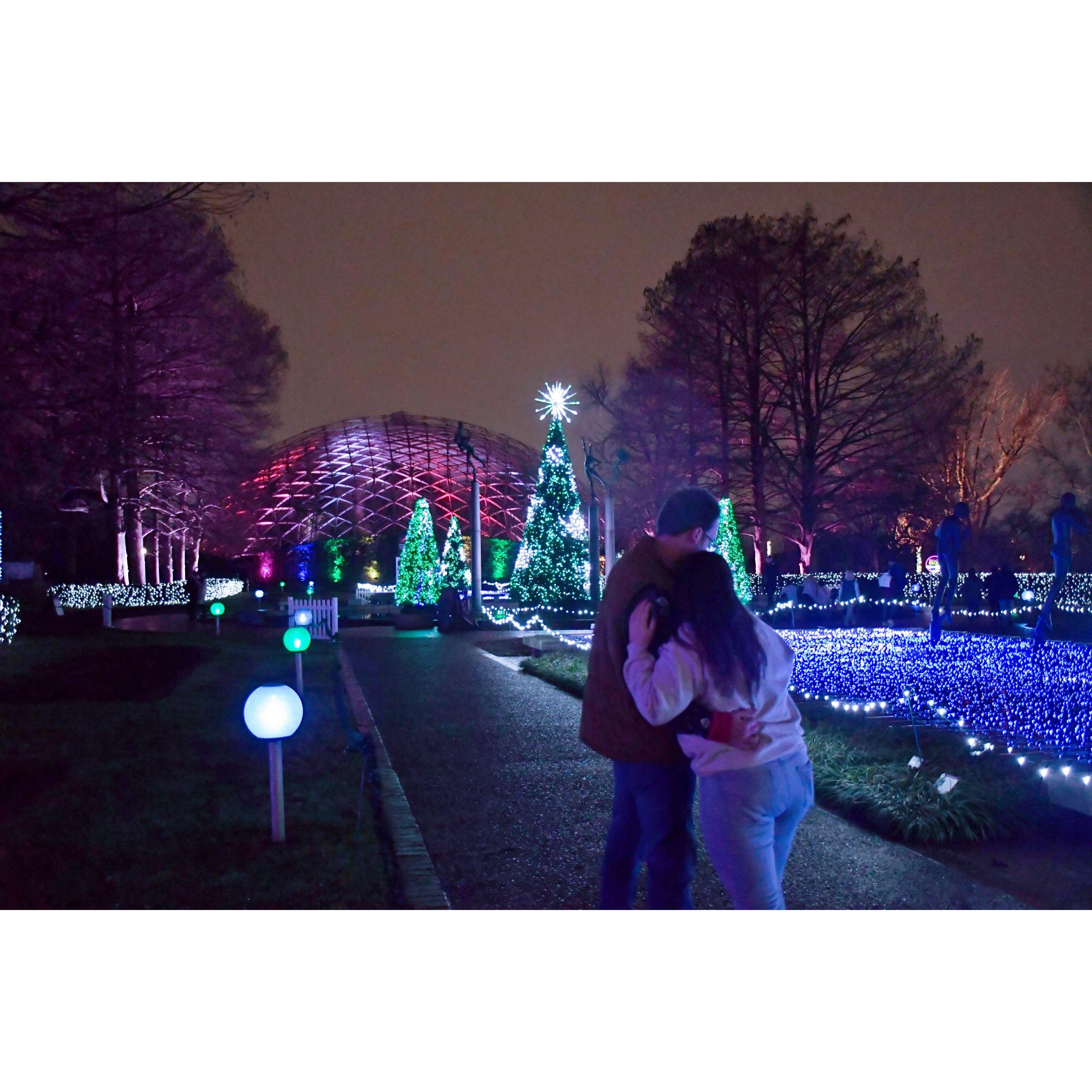 The night Kelsey said "Yes!".