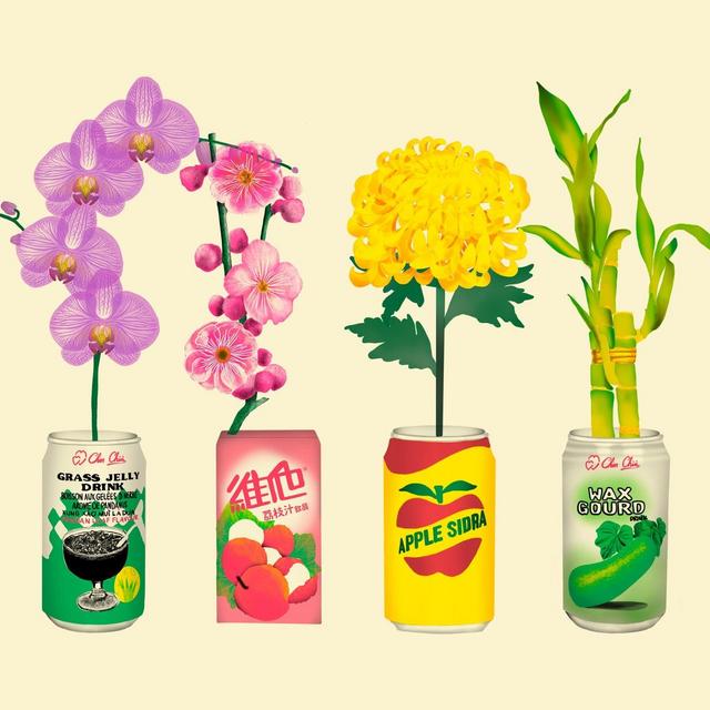 Mahjong Flower Arrangement Art Print |...