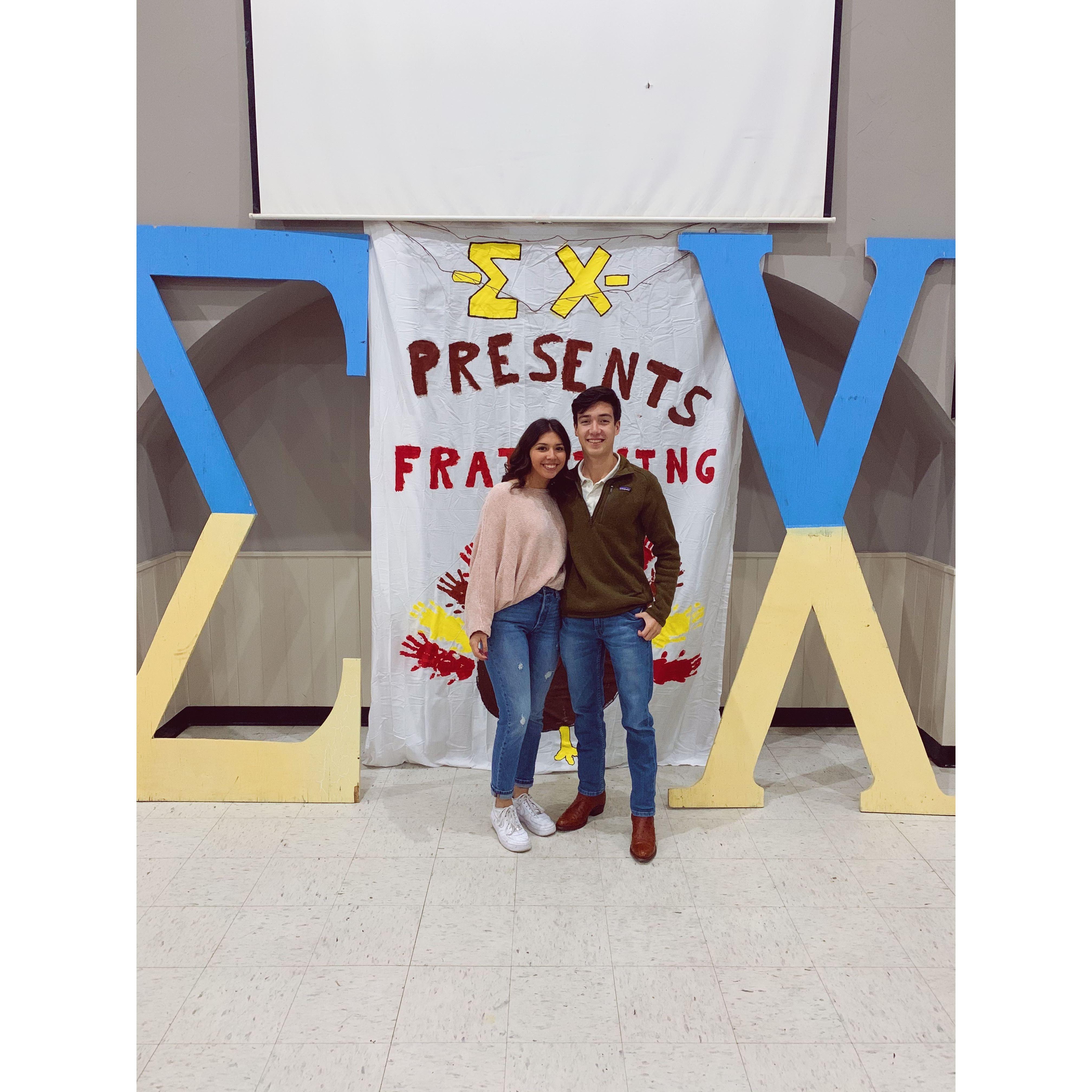 Our first photo together!
