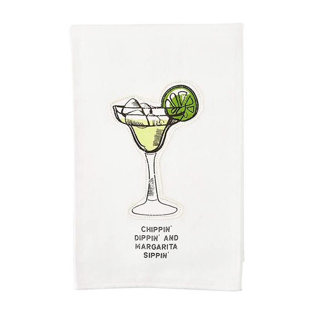 Mud Pie Margarita Appliqued Towel (41500220M)