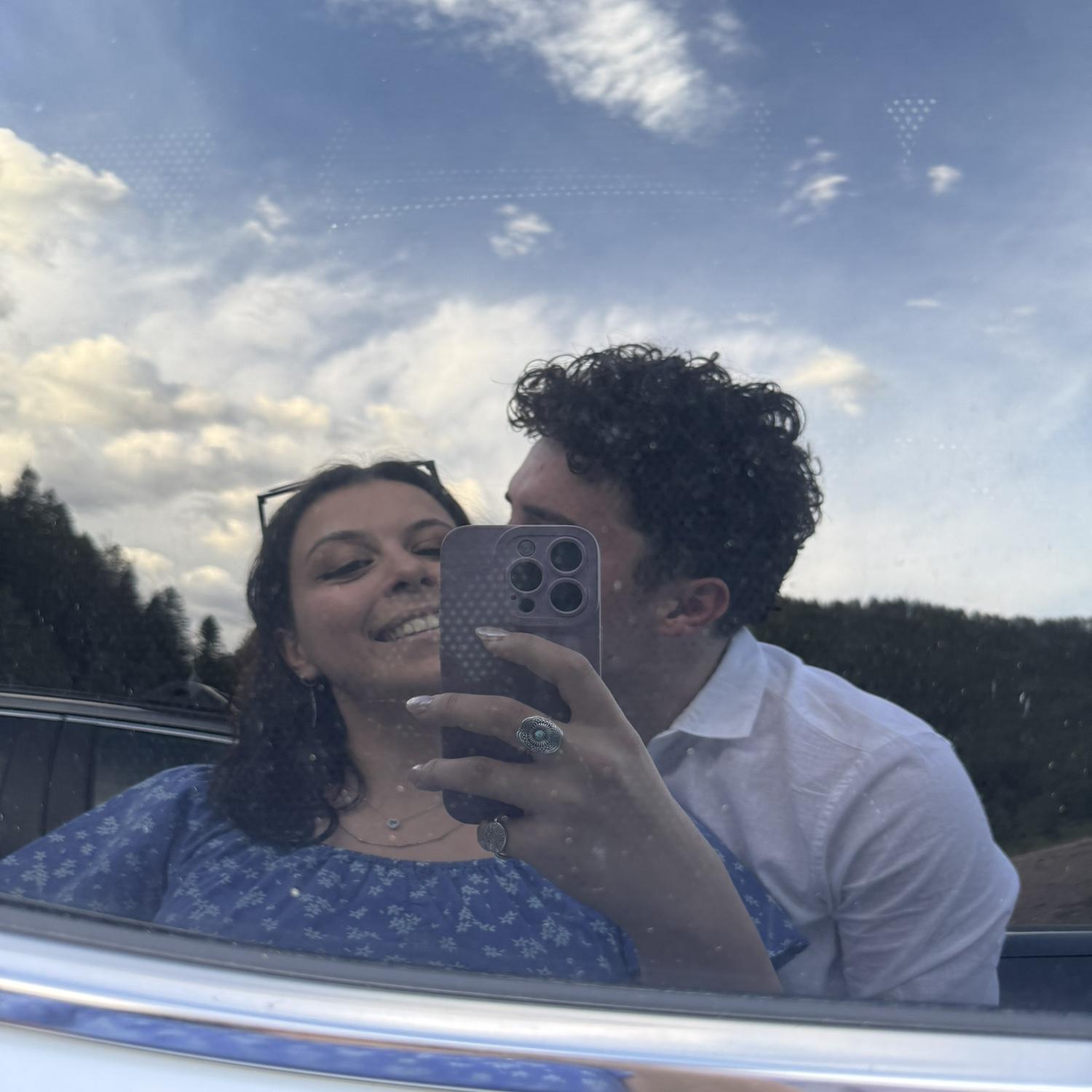 After this picture, he proposed!