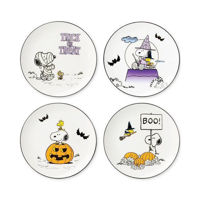 Lenox The Great Pumpkin Assorted Accent Plates, Set of 4