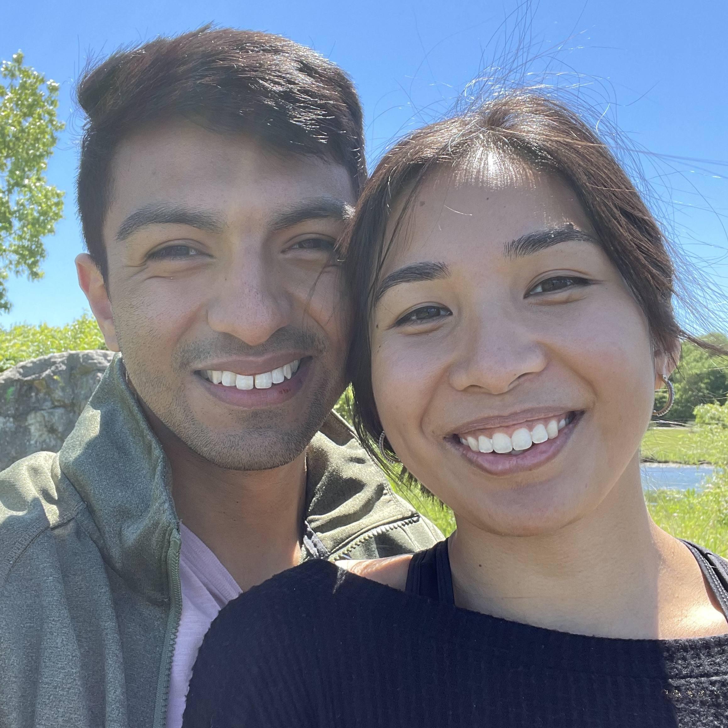 Enjoying the sun at Independence Grove while visiting IL (2021)