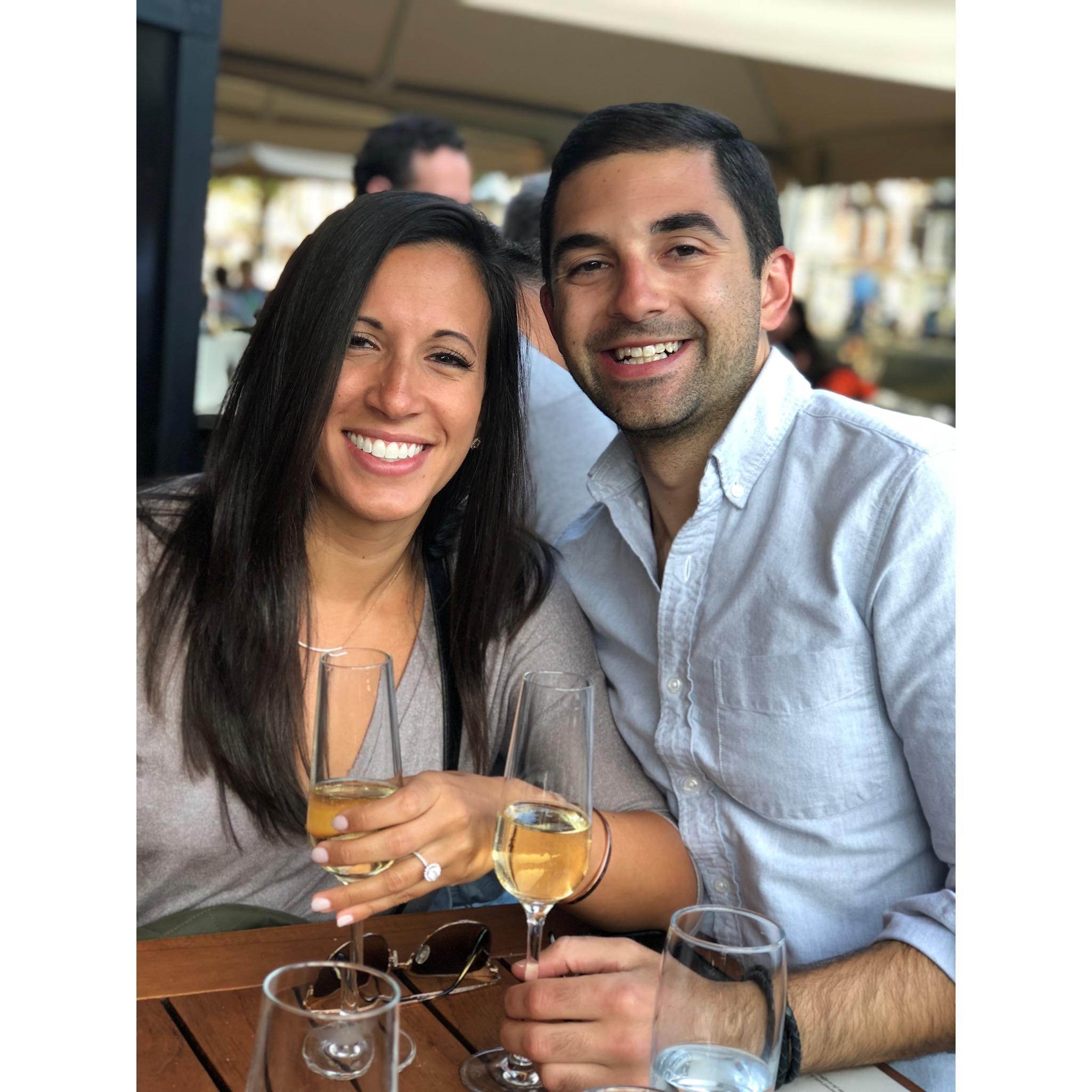 Still in shock and ENGAGED!