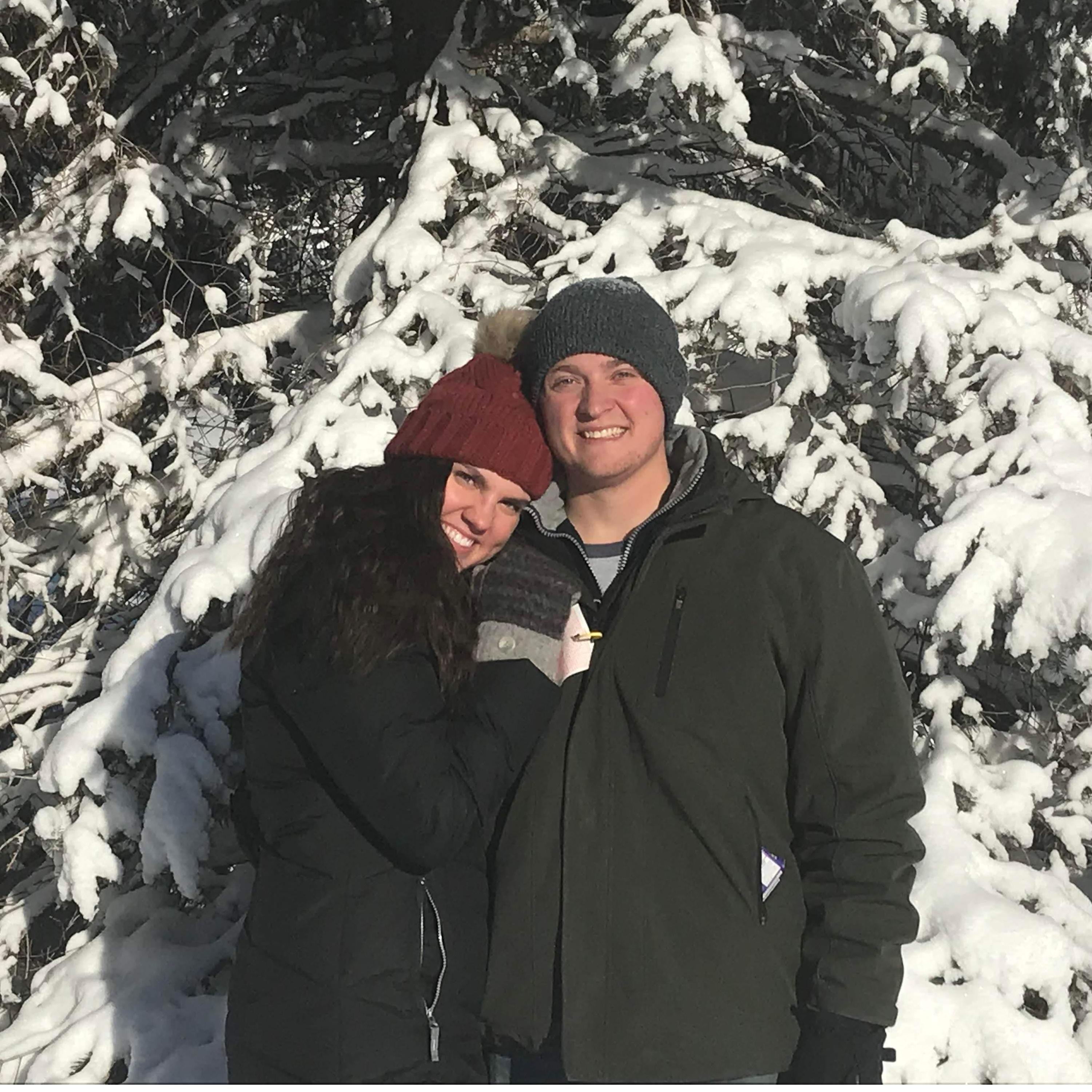 Brock's first Northern MN Christmas