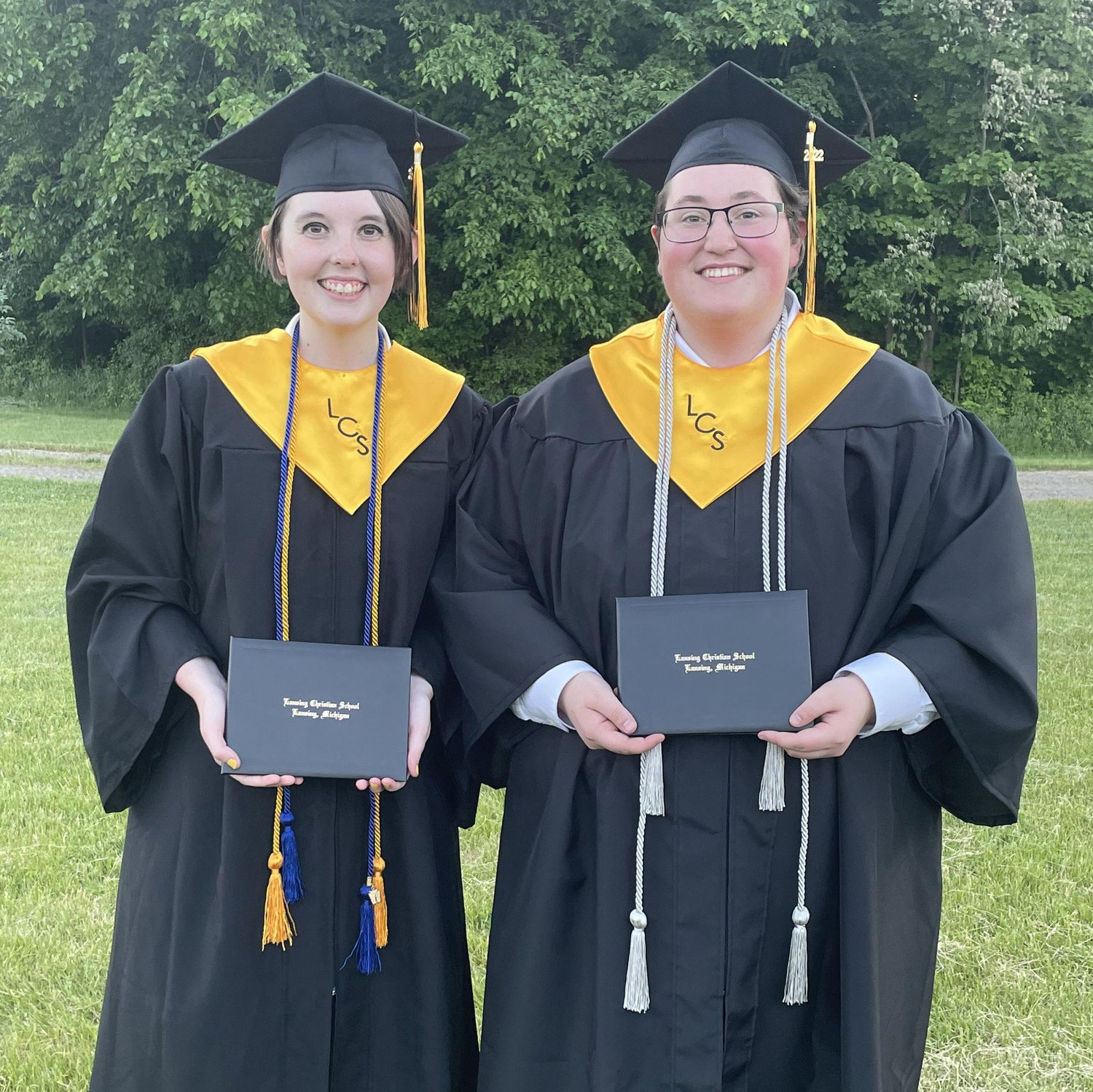 Graduating high school together. June 2022.