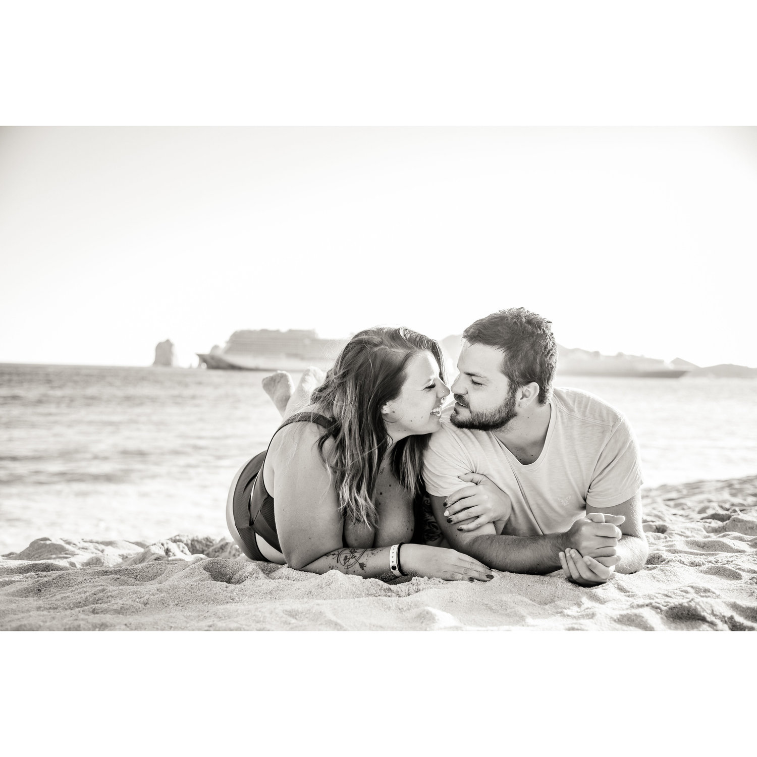 Impromptu beach photo shoot while we were in Mexico.