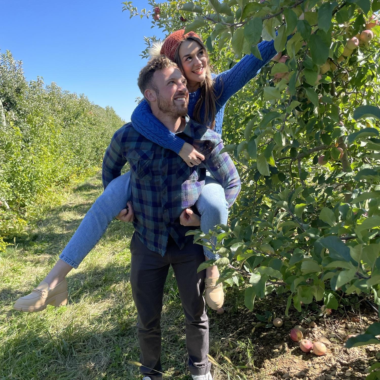 Apple picking in York, PA, October, 2022.