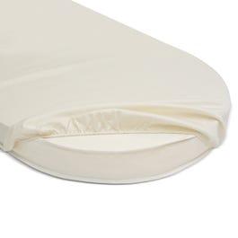 Naturepedic Organic Cotton Oval Baby Crib Mattress (27x47x3)