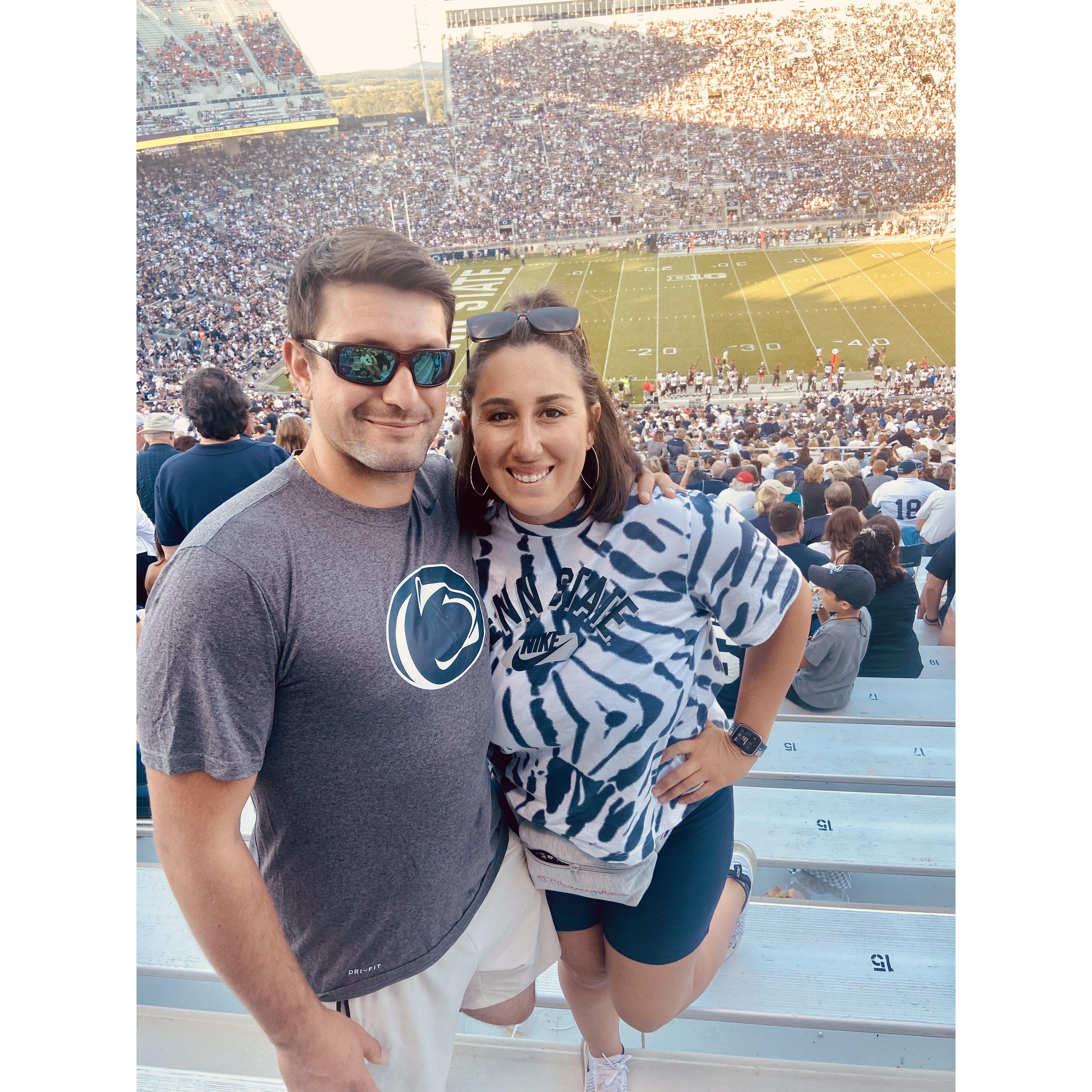 When I converted Josh into a Nittany Lion! 
