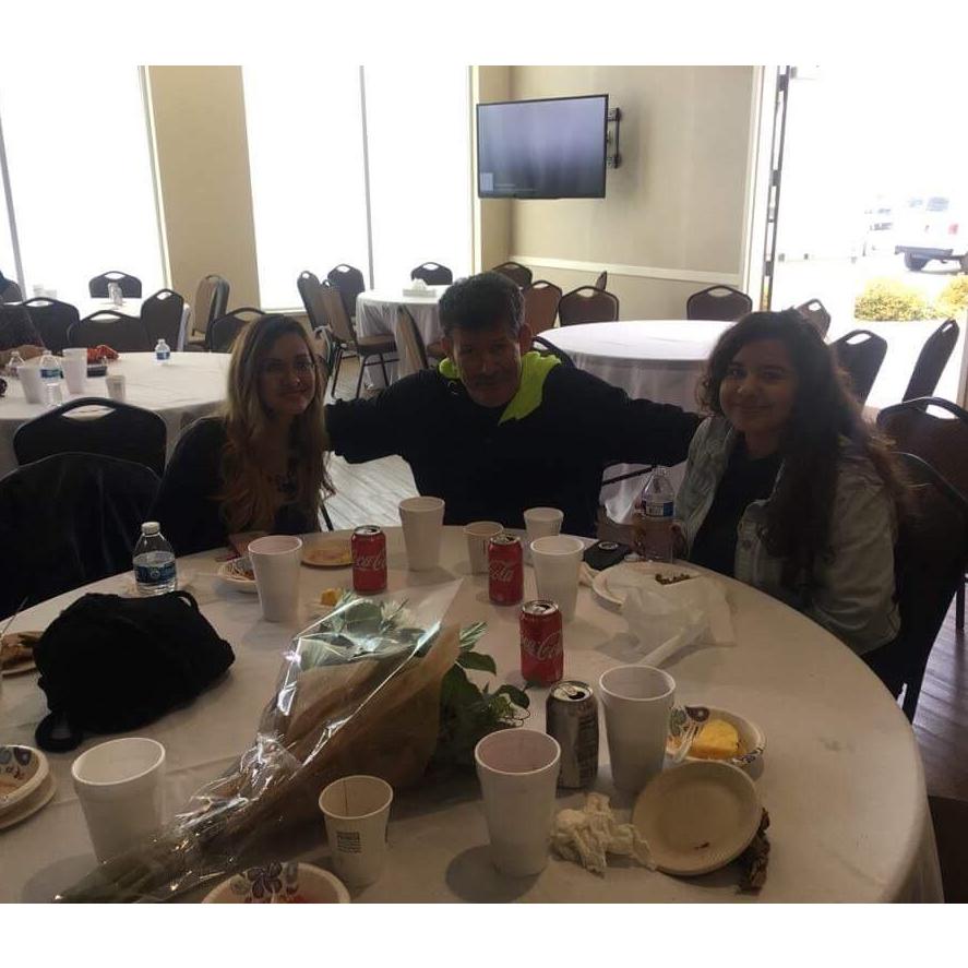 Dad & his daughters