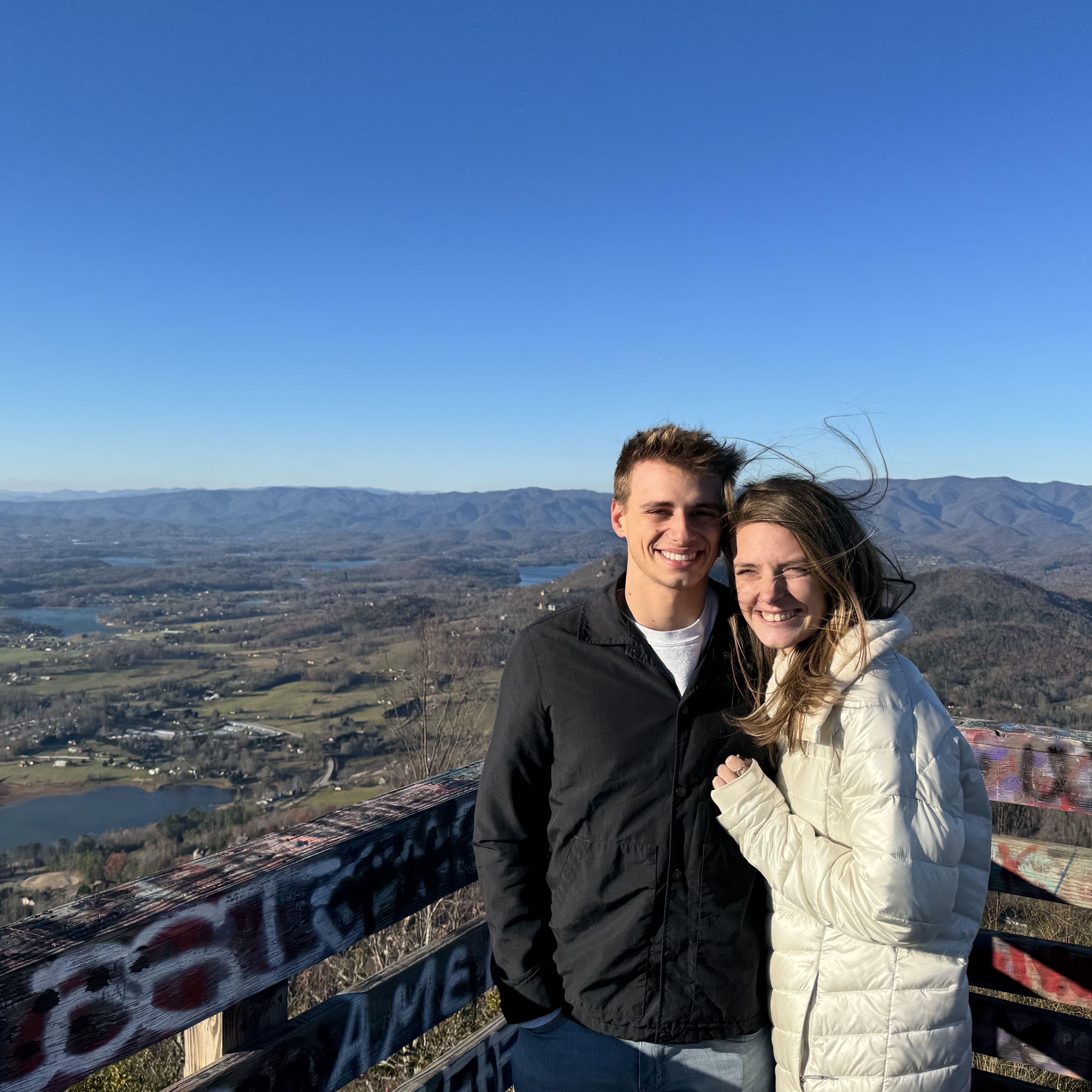 Kiely and Jackson back at the lake for Thanksgiving