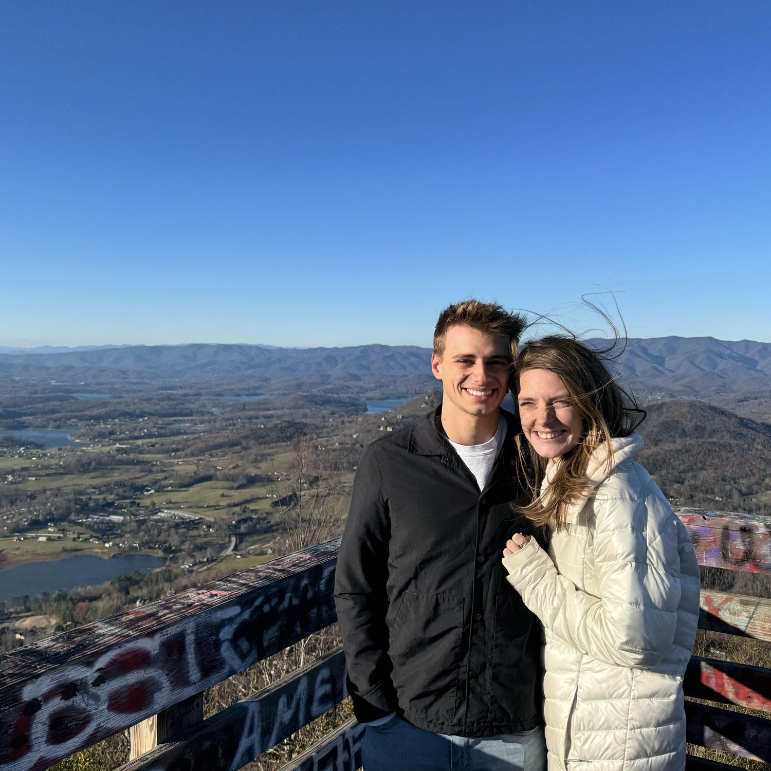 Kiely and Jackson back at the lake for Thanksgiving