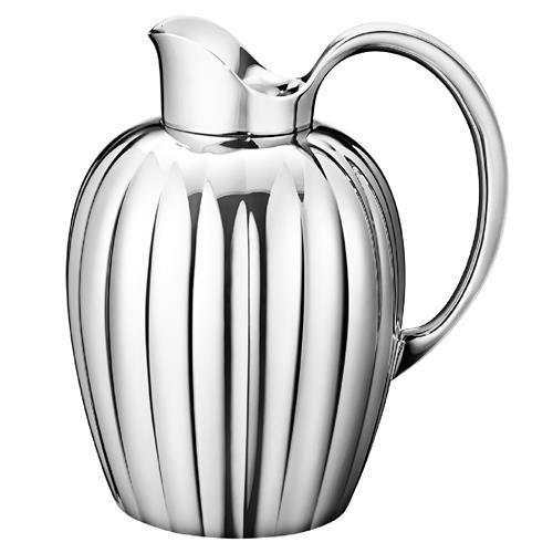 Georg Jensen Bernadotte Hollywood Regency Silver Polished Metal 1.6 L Pitcher