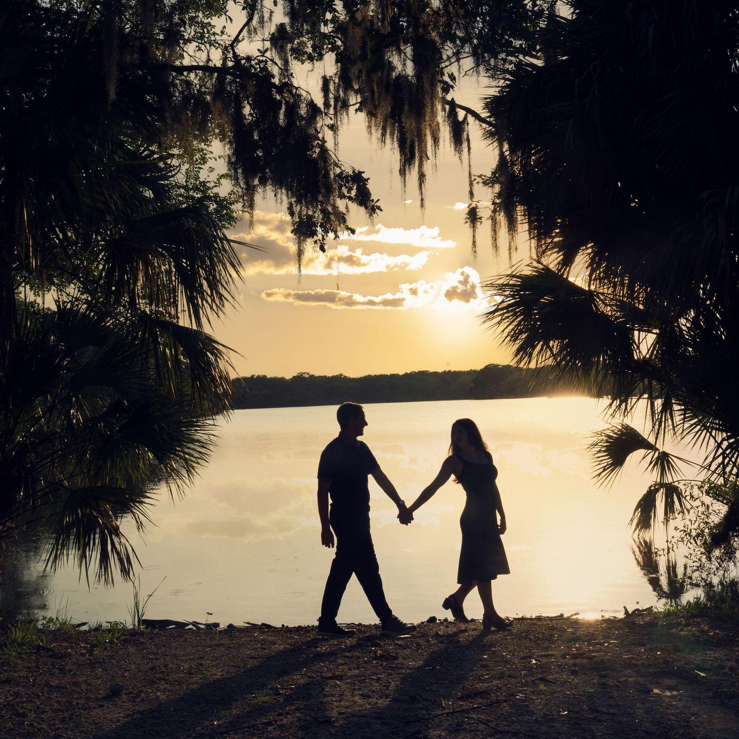 During our engagement shot, we realized we had formed a heart with our bodies <3