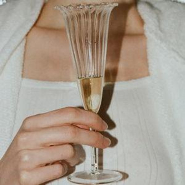 Tulip Champagne Flutes - Set of 4