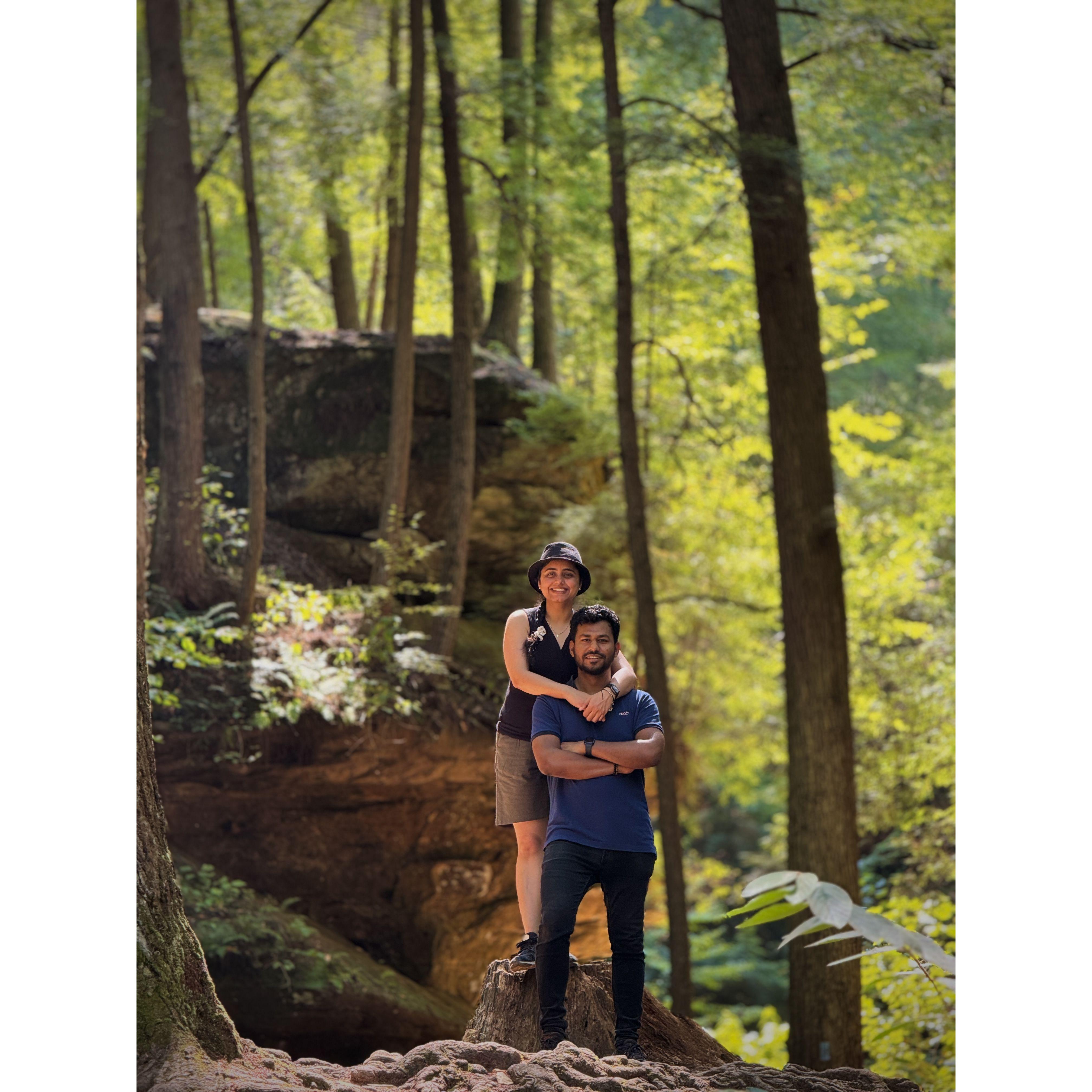 Among the trees, our hearts found home.