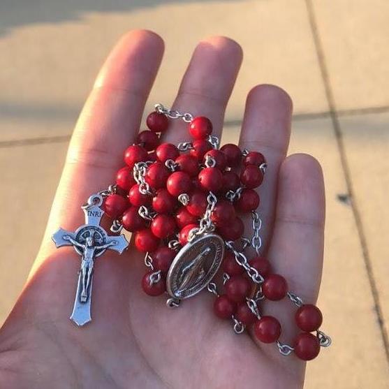 Rosary that Dave made Natalia