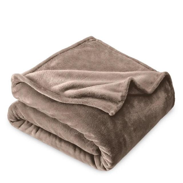 Microplush Blanket - King - Taupe