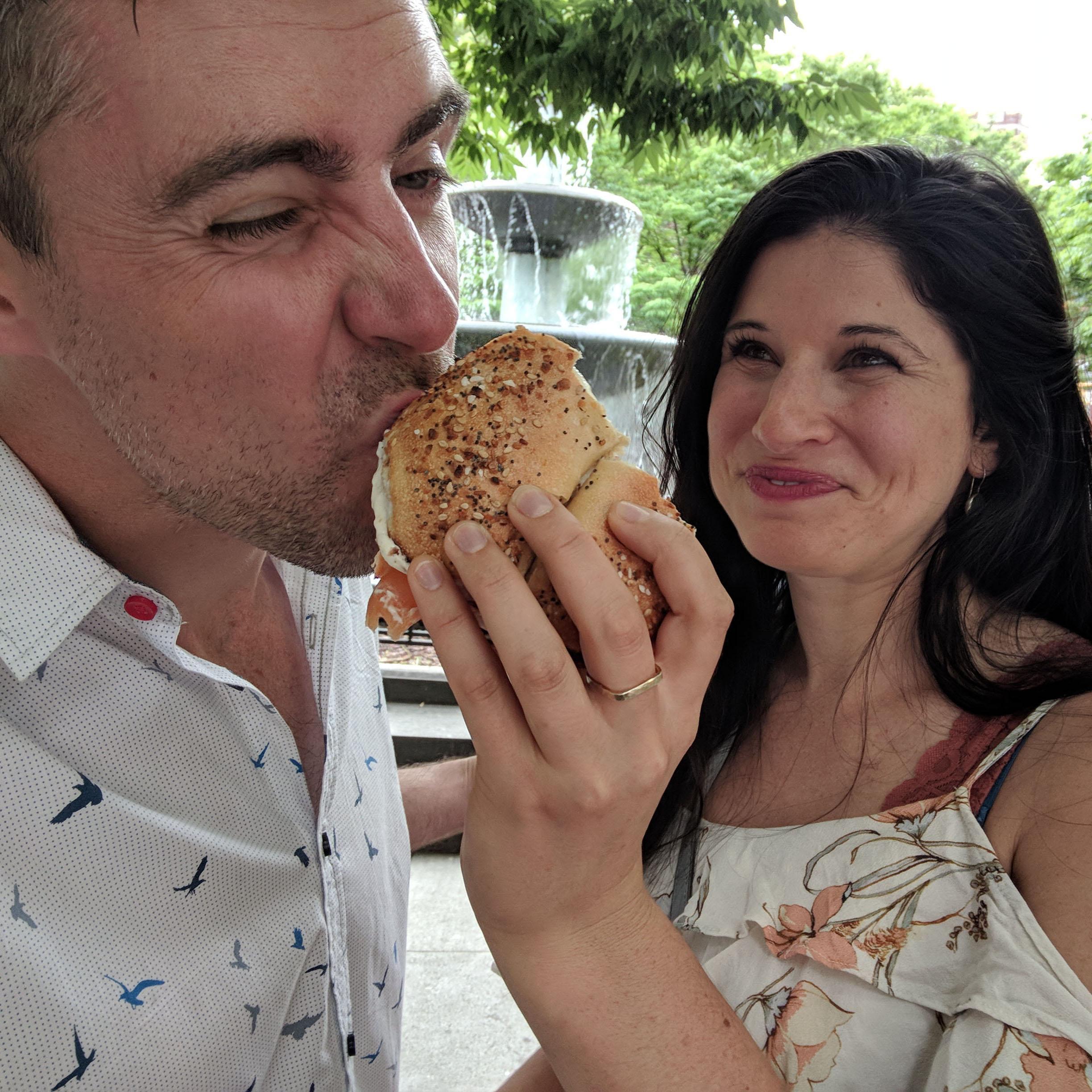 Jim's second favorite type of bagel