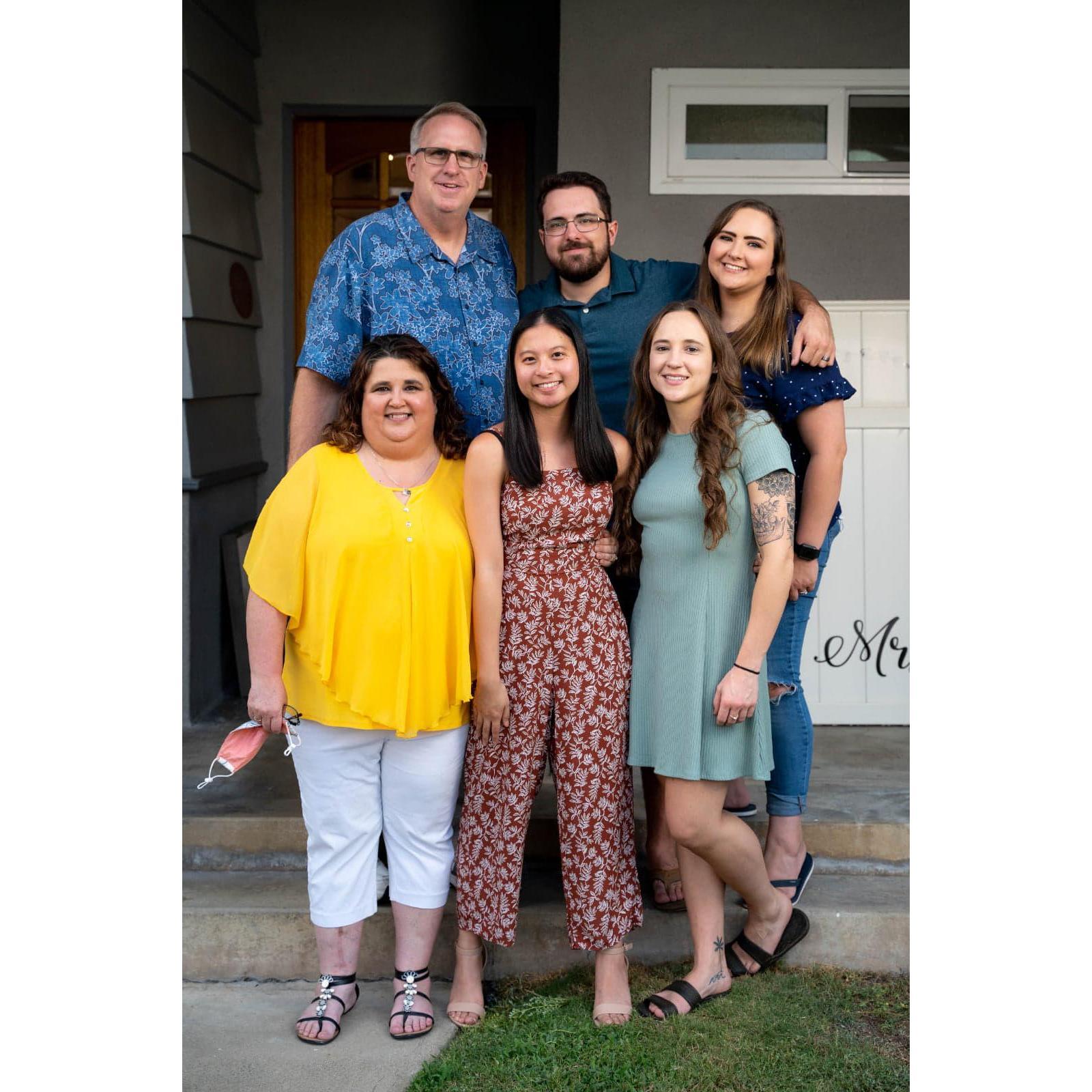 Celebrating our marriage with the Jepsen Family