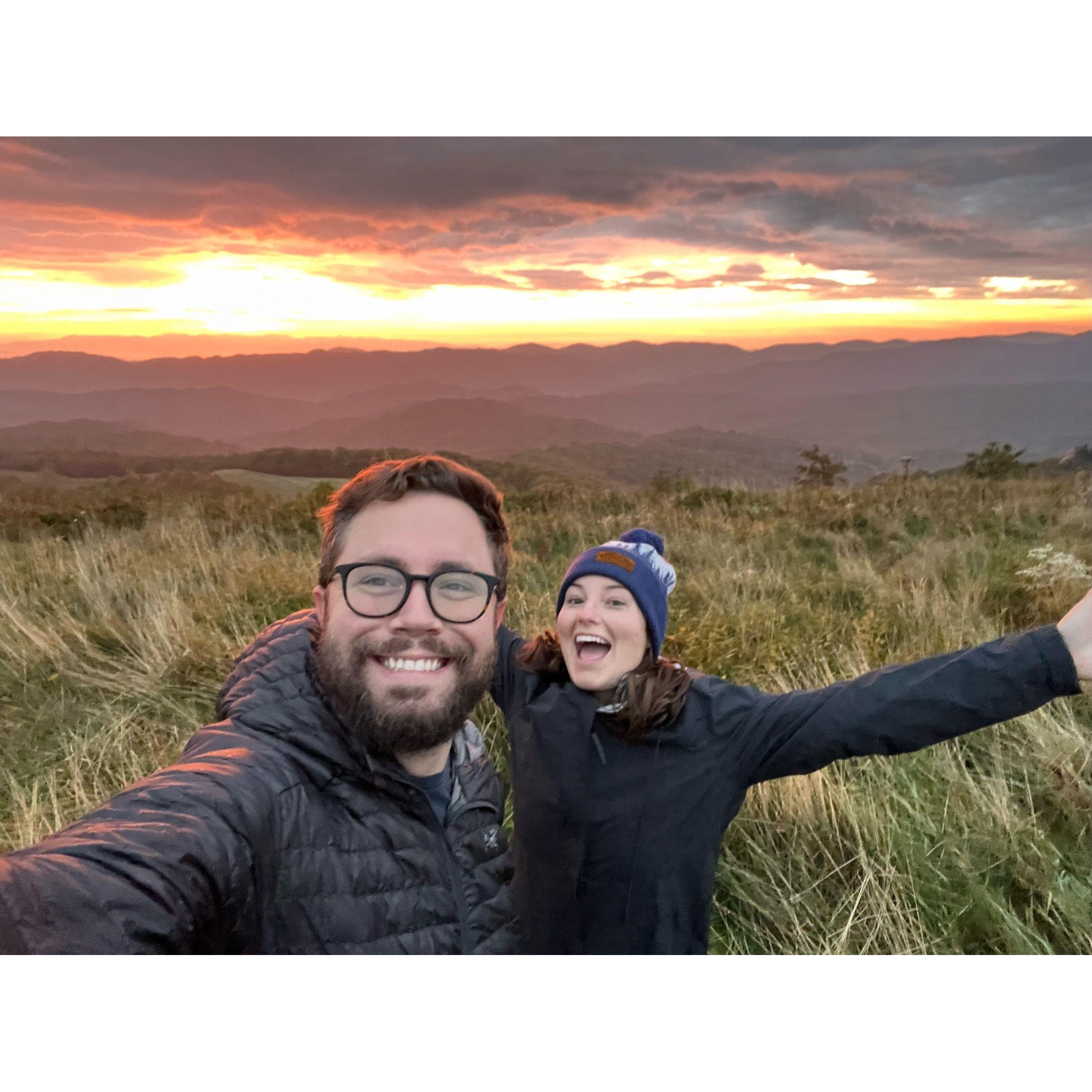 Camping at Max Patch, NC