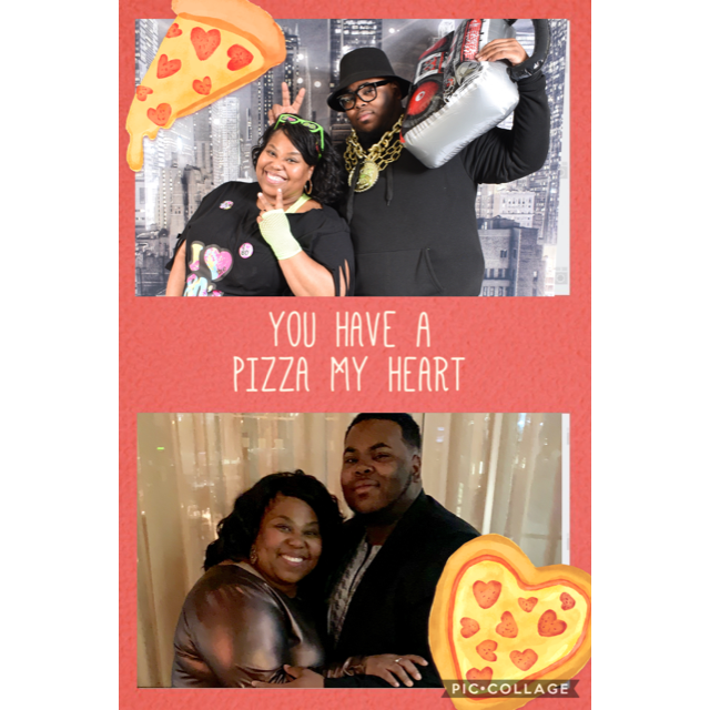 Joan loves cute yet corny sayings. "You have a pizza my heart".... So adorable, right?