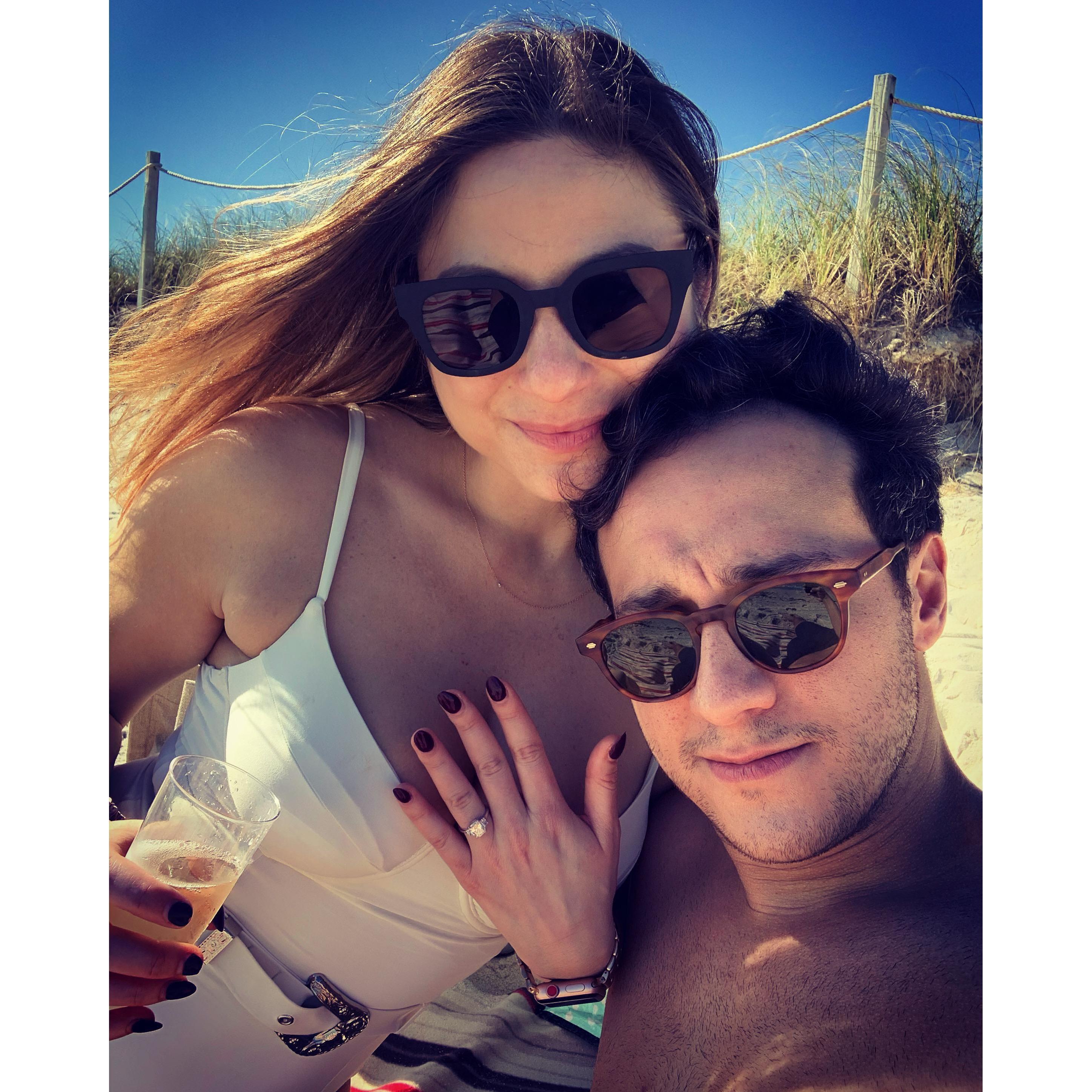 Our Beach Engagement in Miami!