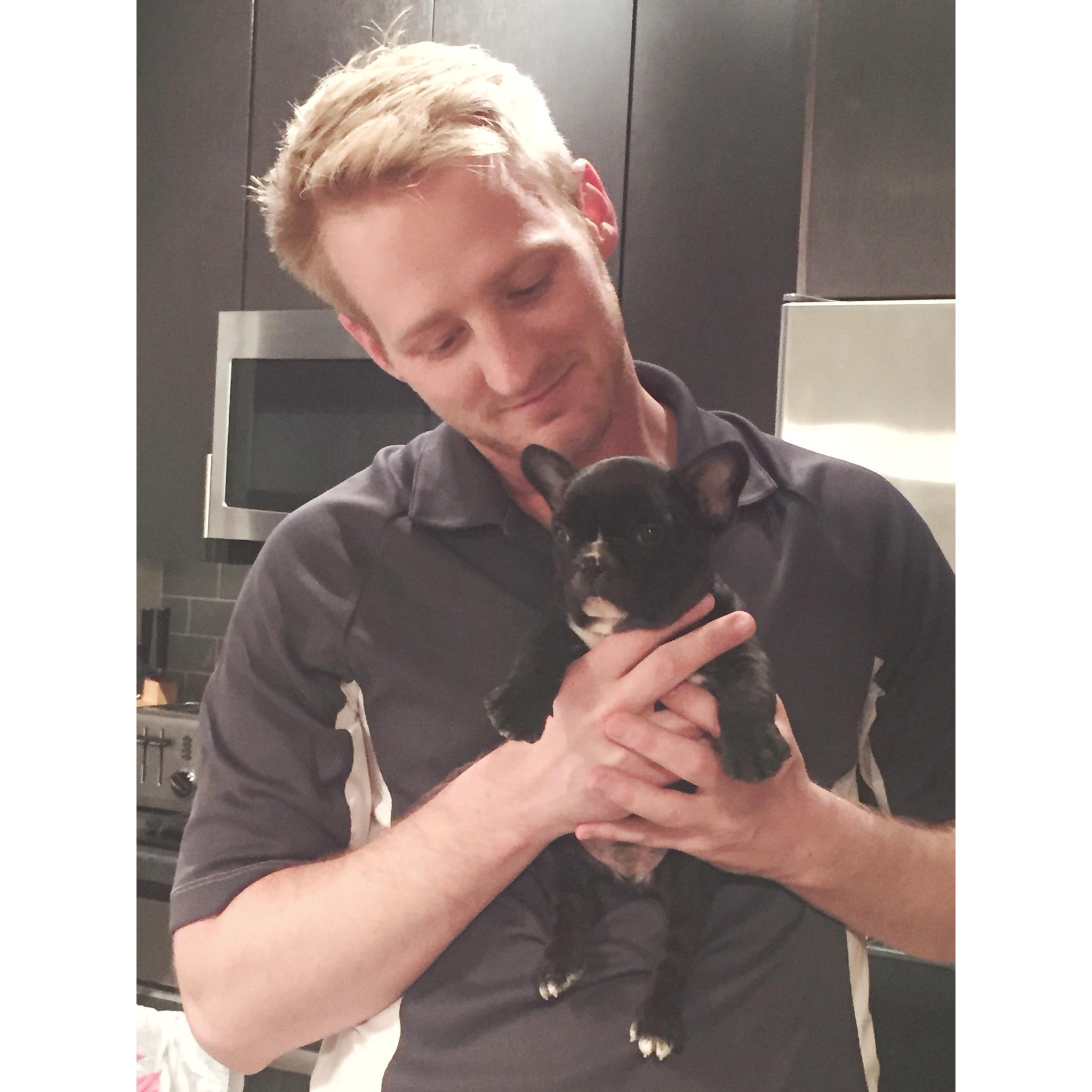 First fur child, baby Oliver Henri!