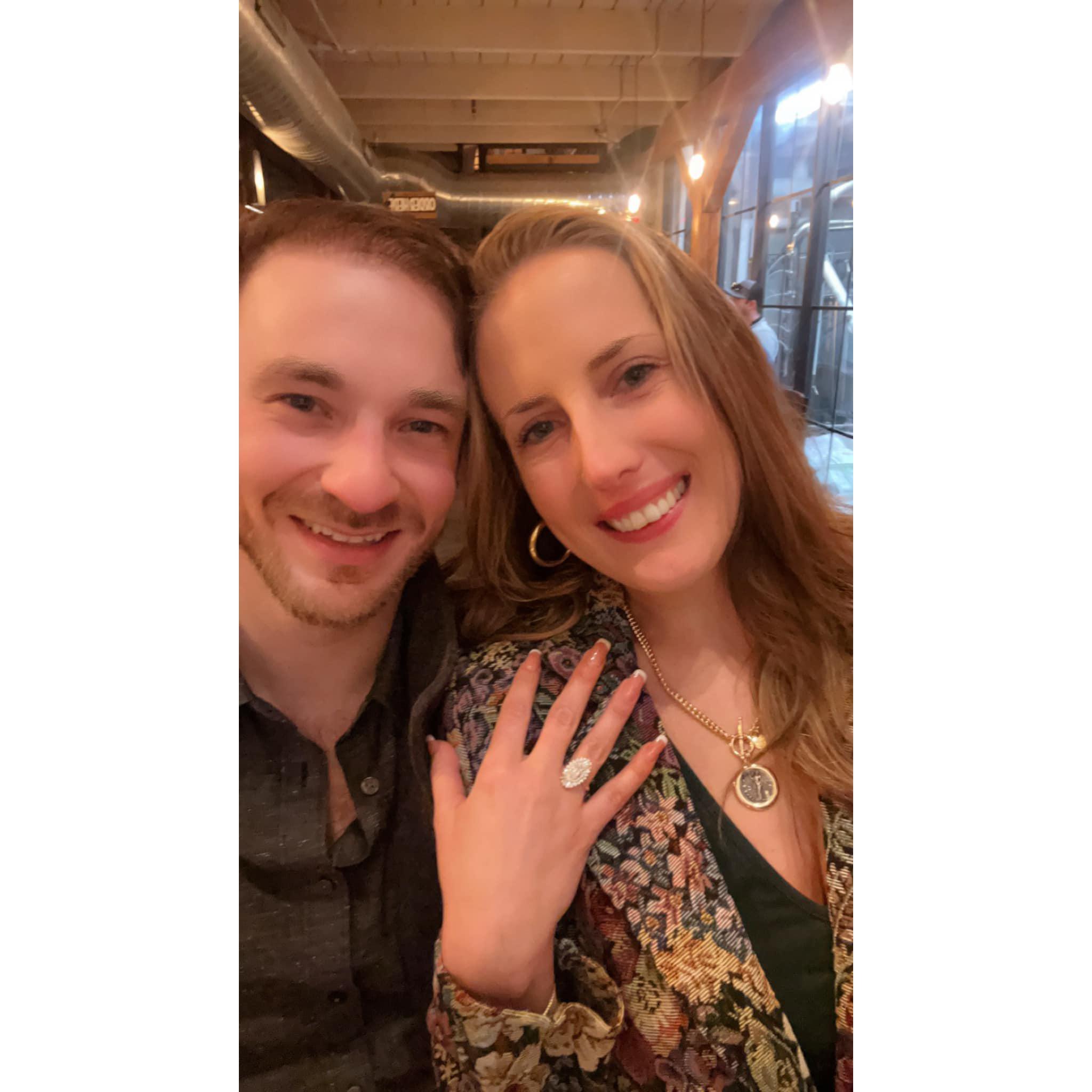 I said YES!