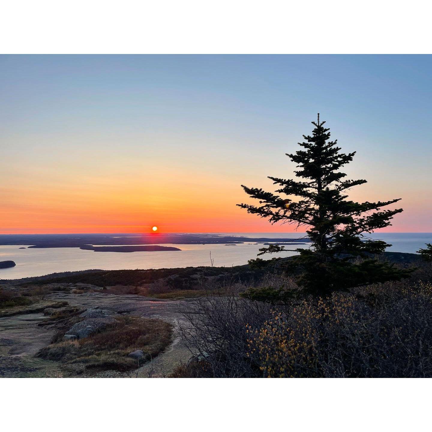 Sunrise at Cadillac Summit