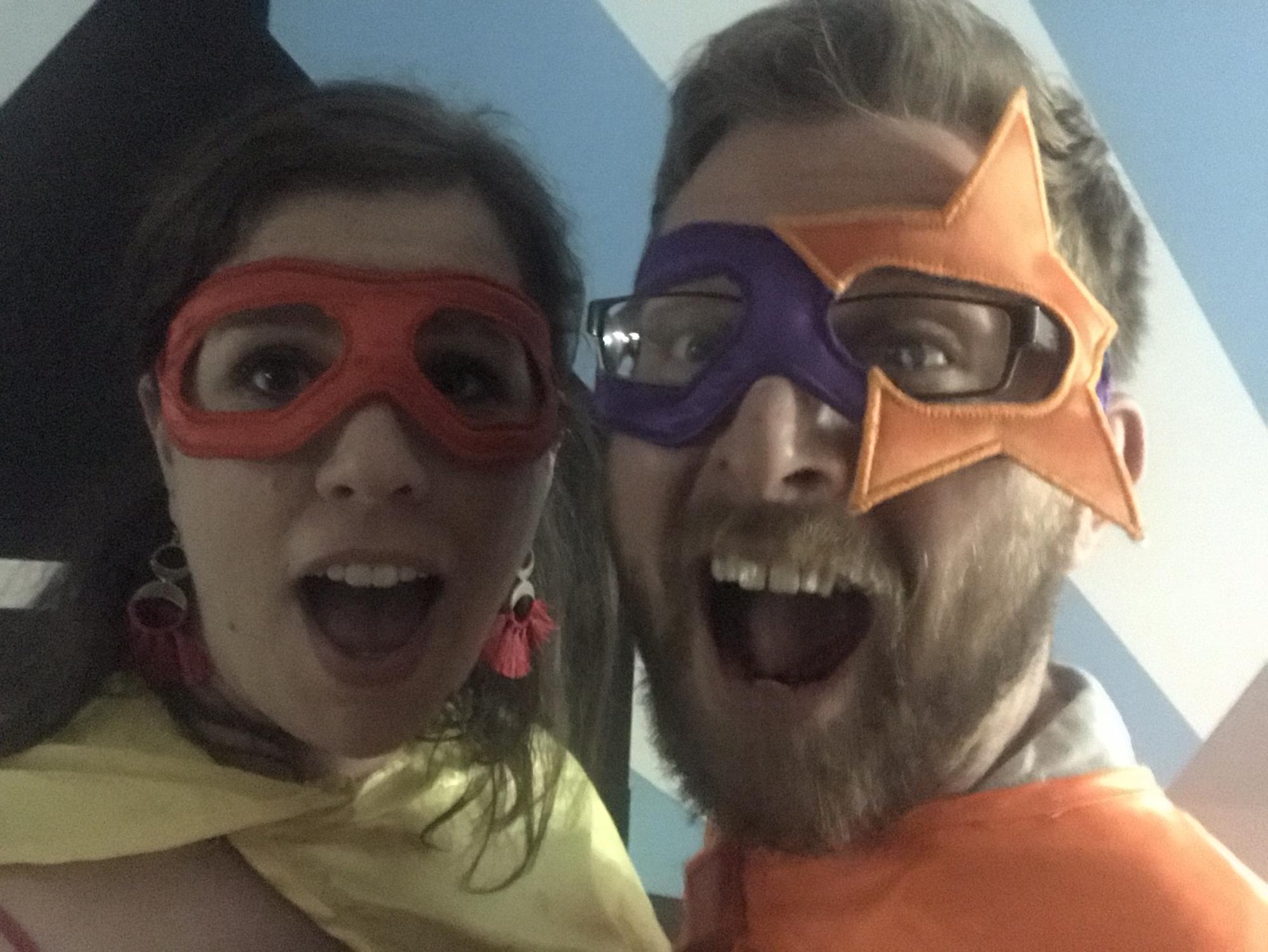 Tanner’s “are we about to rob a BANK?!” birthday, June 2018