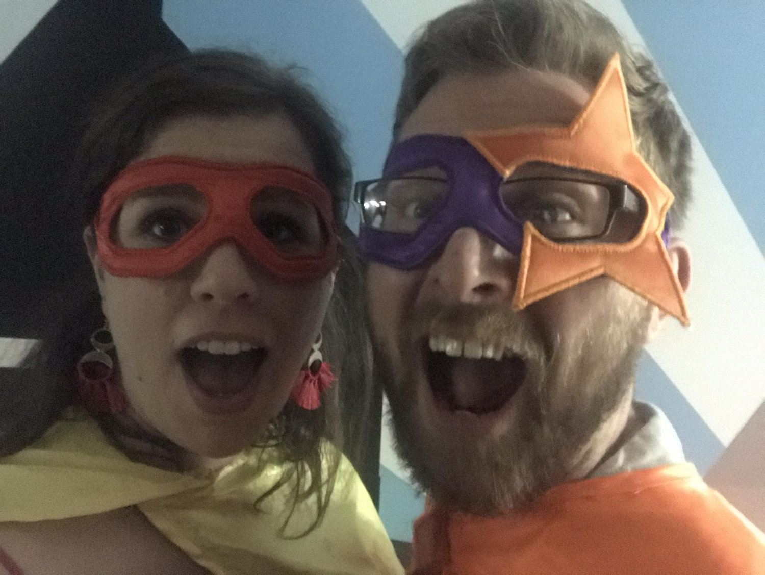 Tanner’s “are we about to rob a BANK?!” birthday, June 2018