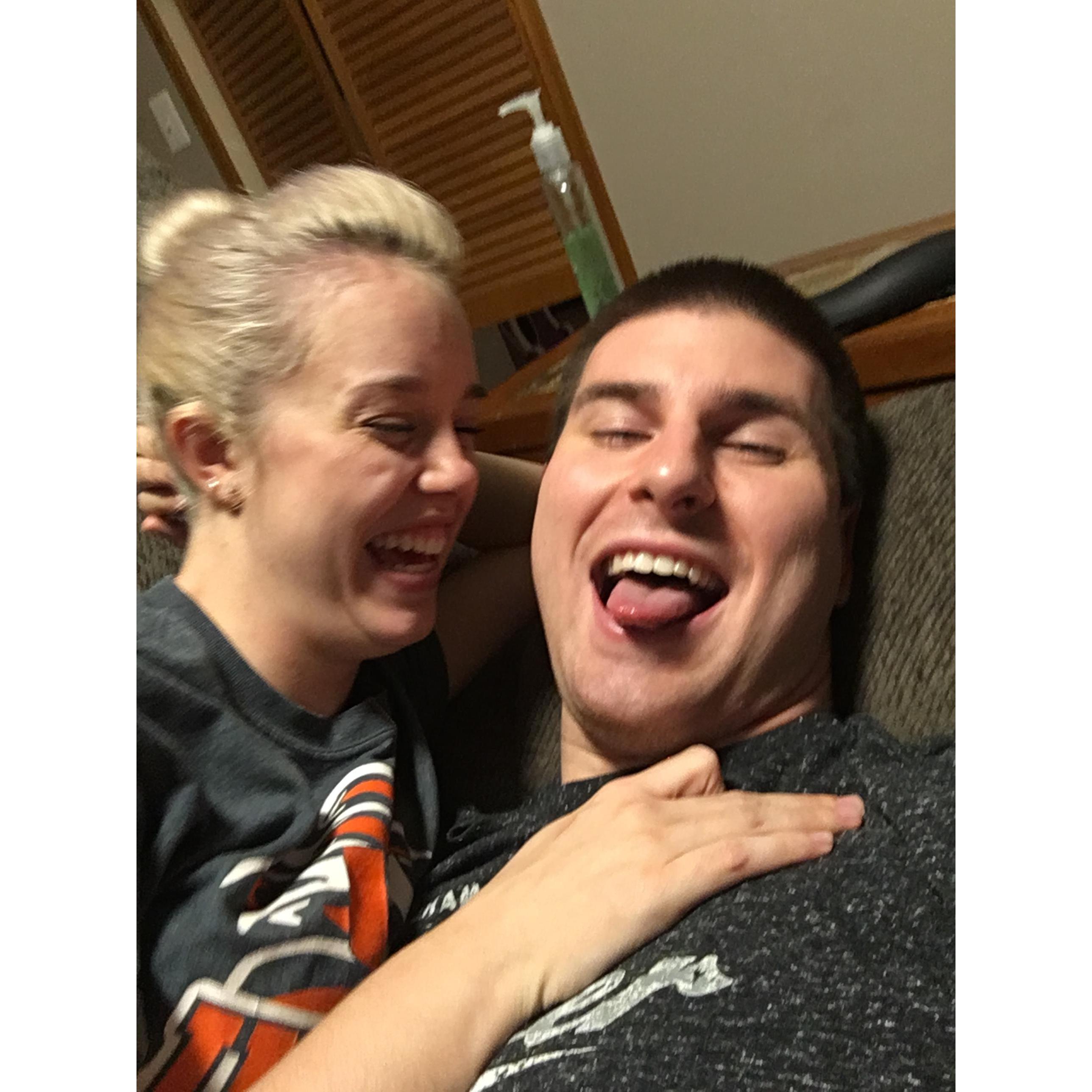 One of our first photos together.