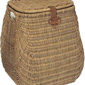 KOUBOO Bulging Wicker 2 Load Capacity Laundry Hamper with Liner