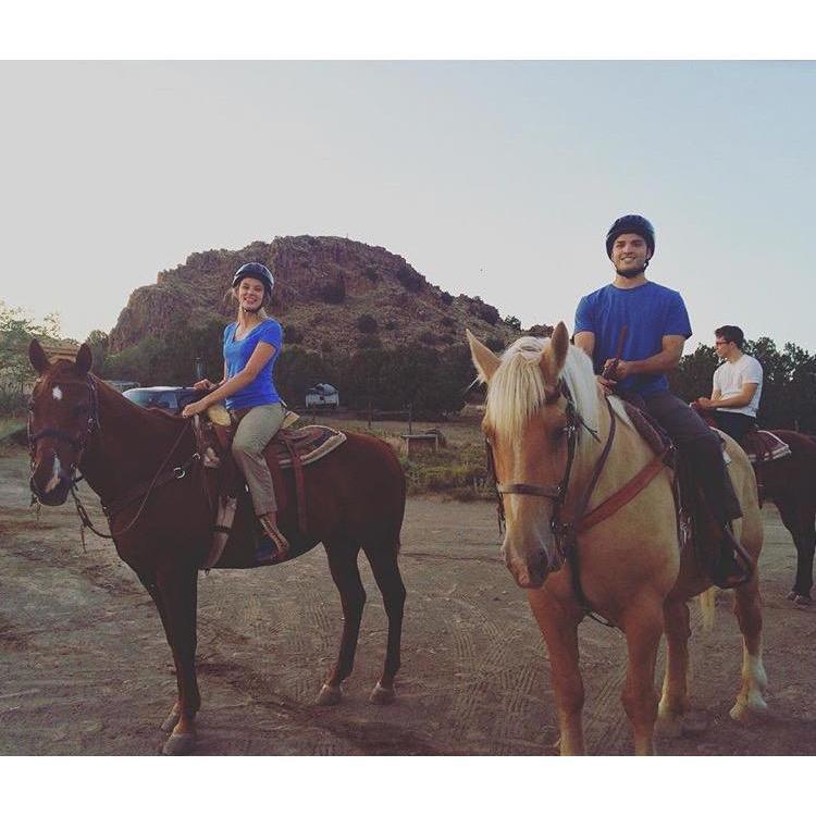 Ryan surprised me for my birthday with a trip to Santa Fe. We went on a sunset horseback ride.