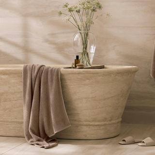 Turkish Ribbed Bath Towel