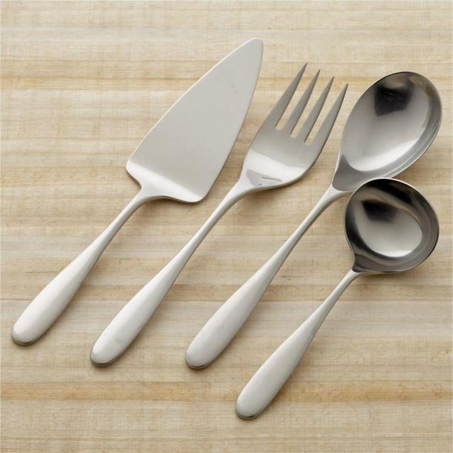 Serving Utensils: Stanton Satin 4-Piece