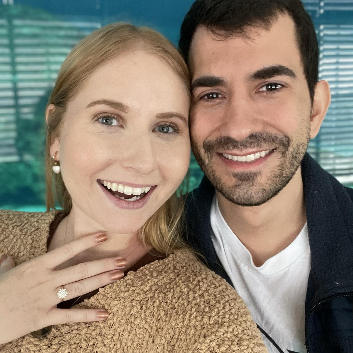 The day of our engagement proposal!
