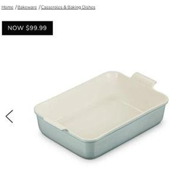 Heritage Deep Rectangular Lasagna Dish