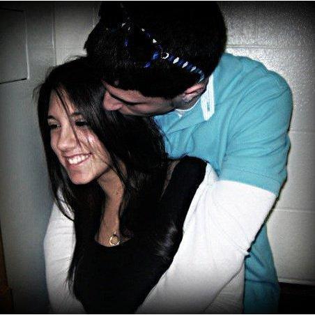 Captured in the moment is our first picture together :)